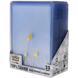 Ultra Pro: Pokémon - Toploader + koszulki - Pikachu (25 szt.)